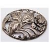 Image 1 : VINTAGE OVAL SHAPED BROOCH WITH CUT-OUT