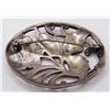 Image 2 : VINTAGE OVAL SHAPED BROOCH WITH CUT-OUT
