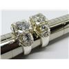 Image 5 : 2-STERLNG FASHION BLING RINGS WITH