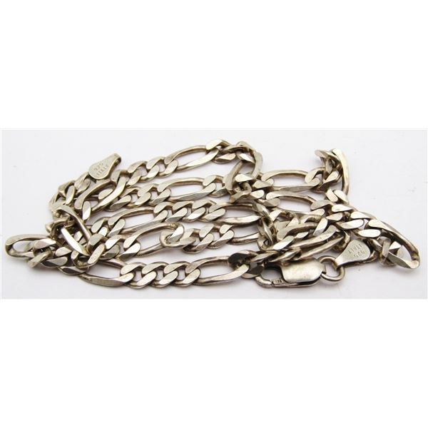 18" FIGARO STERLING CHAIN 925 ITALY
