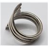 Image 2 : SIZE 9 STERLING WRAP RING