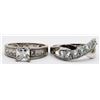 Image 3 : (7) STERLING FASHION RINGS - MODERN LOT