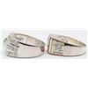 Image 3 : (2) MENS DRESS STERLING BLING RINGS