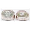 Image 4 : (2) MENS DRESS STERLING BLING RINGS