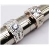 Image 5 : (2) MENS DRESS STERLING BLING RINGS