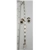 Image 3 : SET! CSS STERLING PANEL BRACELET WITH OPAL &