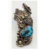 Image 1 : UNIQUE SOUTHWESTERN STERLING RING TURQUOISE
