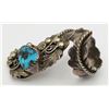 Image 2 : UNIQUE SOUTHWESTERN STERLING RING TURQUOISE