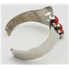 Image 4 : HENCHO EN MEXICO STERLING CUFF WITH RED