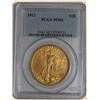 Image 1 : 1913 $20 St. Gaudens MS62 PCGS