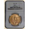 Image 1 : 1920 $20 St. Gaudens MS61 NGC