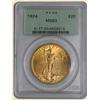 Image 1 : 1924 $20 St. Gaudens MS63 PCGS Old Holder