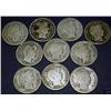 Lot of 10 Barber Dimes- Random Dates