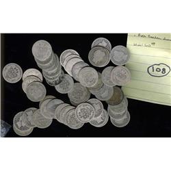 Lot of 10 Barber Dimes- Random Dates