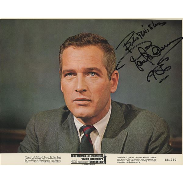 Paul Newman signed movie photo