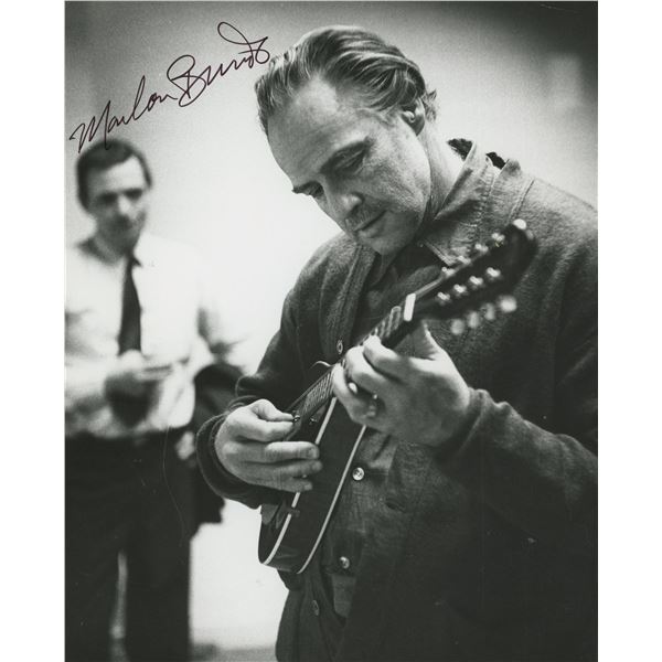 The Godfather Marlon Brando signed photo