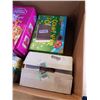 Image 2 : KIDS VANITY SET WITH GAMES AND WOOD TRAIN TRACK