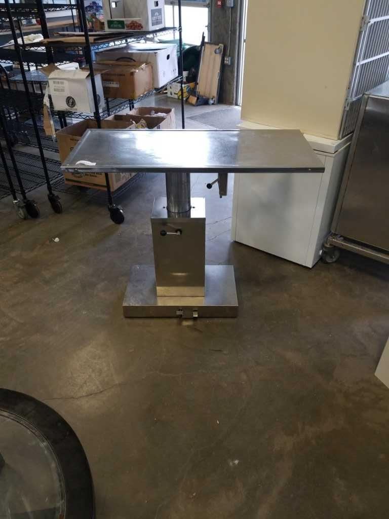 STAINLESS OPERATING TABLE - 45-1/4 X 21-1/4 INCH