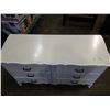 Image 2 : 6 DRAWER DRESSER PAINTED WHITE