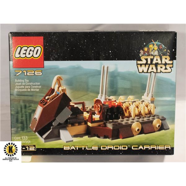 LEGO STAR WARS 7126 BATTLE DROID CARRIER