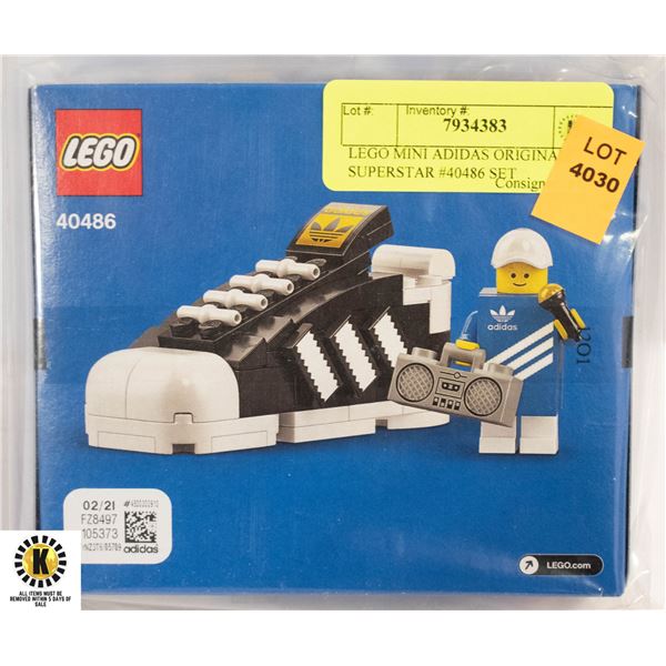 LEGO MINI ADIDAS ORIGINAL SUPERSTAR #40486 SET