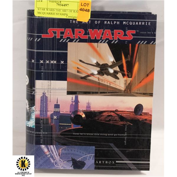 STAR WARS THE ART OF RALPH MCQUARRIE STAMPS