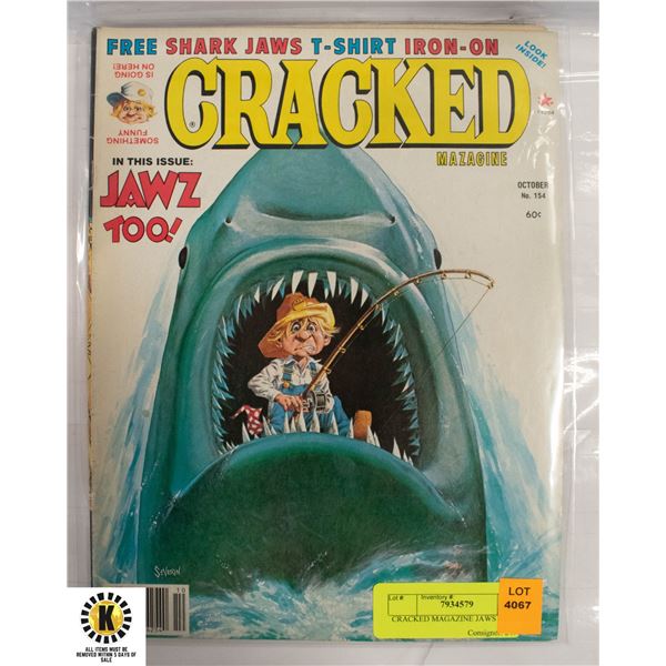 CRACKED MAGAZINE JAWS NO.154