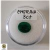 Image 1 : 3 CT GENUINE EMERALD GEMSTONE