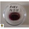 14.5 CT GENUINE RUBY GEMSTONE