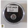 Image 1 : 2 CT GENUINE CUBIC ZIRCONIA GEMSTONE