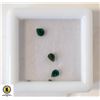 Image 1 : 6 GENUINE NATURAL EMERALD GEMSTONES