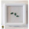 Image 1 : 3 GENUINE NATURAL EMERALD GEMSTONES