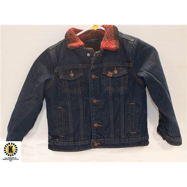 CANADIANA (S) KIDS LINED JEAN JACKET (6YRS)