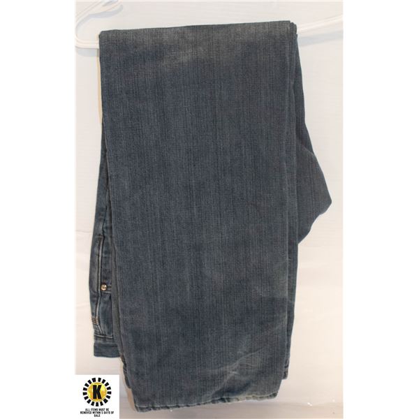 MENS WIND RIVER LINED JEANS 34/32