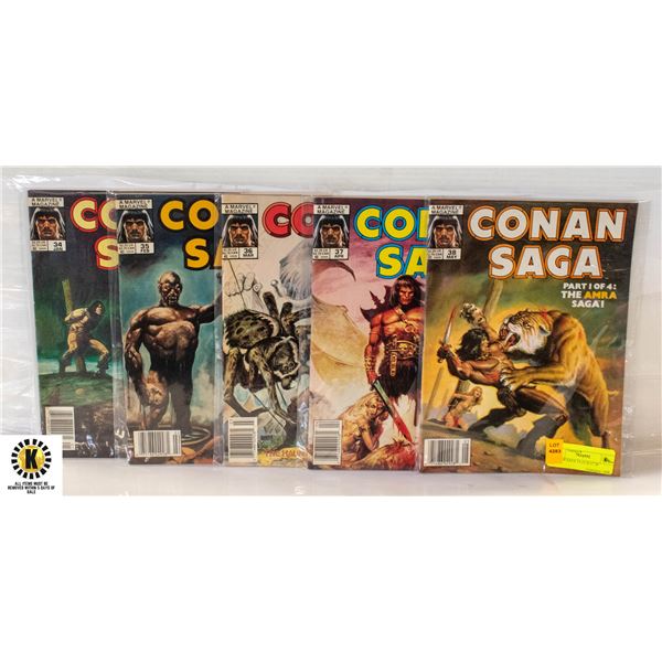 CONAN SAGA 34,35,36,37,38