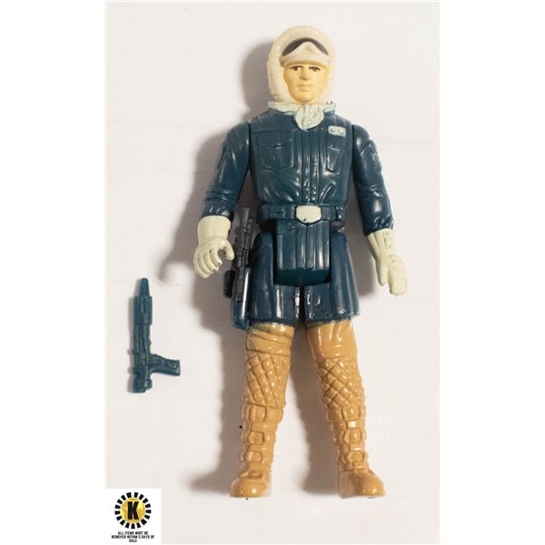 Han Solo in Hoth Gear With Assault Rifle and Blaster Pistol Han Solo in Hoth Gear With Assault Rifle and Blaster Pistol
