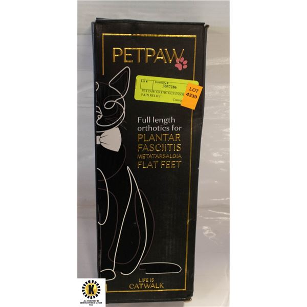 PETPAW ORTHOTICS INSOLES FOR PAIN RELIEF