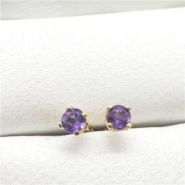 BZ0160-91 14K AMETHYST EARRINGS