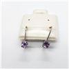 Image 1 : BZ0160-69 SILVER TANZANITE(0.38CT) EARRINGS