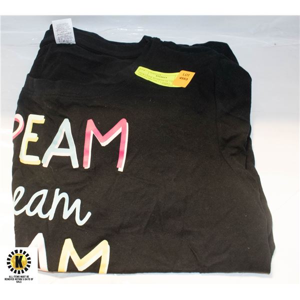 NEW LVER WOMENS XL * DREAM DREAM DREAM * T-SHIRT