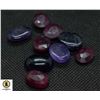 Image 1 : #116-NATURAL AMETHYST & RED RUBY GEMSTONE 72.0CT
