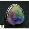 Image 1 : #287-NARURAL RAINBOW SOLAR QUARTZ RING  SIZE 8