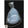 Image 1 : #221-NATURAL BLUE OPAL PENDANT