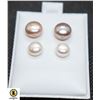 Image 1 : #42-NATURAL AKOYA PEARL STUD EARRINGS