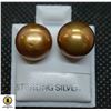 Image 1 : #46-NATURAL AKOYA PEARL STUD EARRINGS