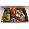 Image 1 : LARGE FLAT OF NEW TOOLS AND ACCESSORIES - OUT THE