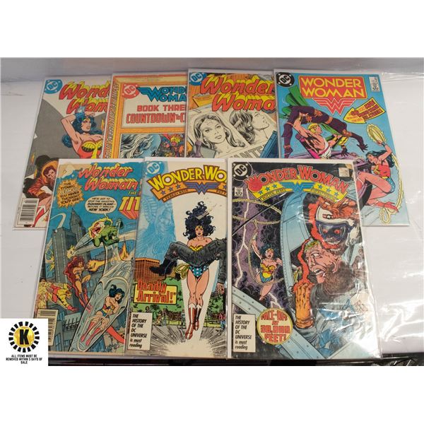 7 WONDER WOMAN COMICS