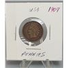 USA 1907 INDIAN HEAD PENNY.