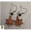 Image 1 : MAPLE LEAF EARRINGS (SIGNED/