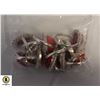 Image 1 : 10 CORAL GEMSTONE 925 SILVER PLATED RINGS ÿÿ